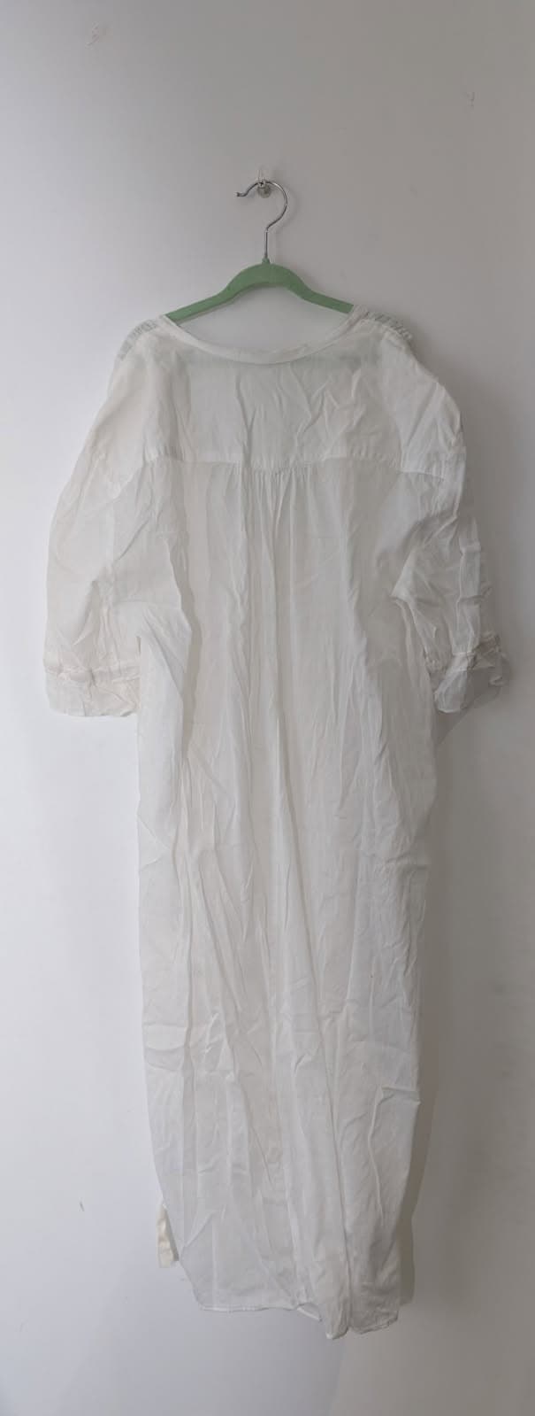 Lee Mathews White Cotton Smock Dress - Size 1 — photo 2 of 5