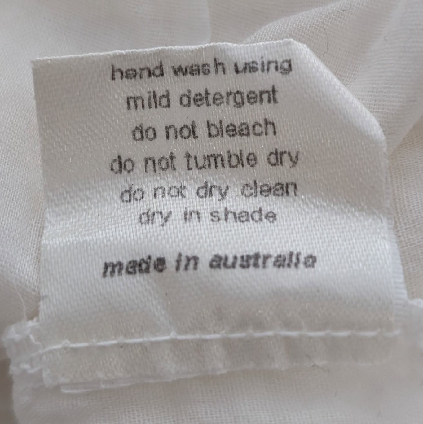 Lee Mathews White Cotton Smock Dress - Size 1 — photo 4 of 5