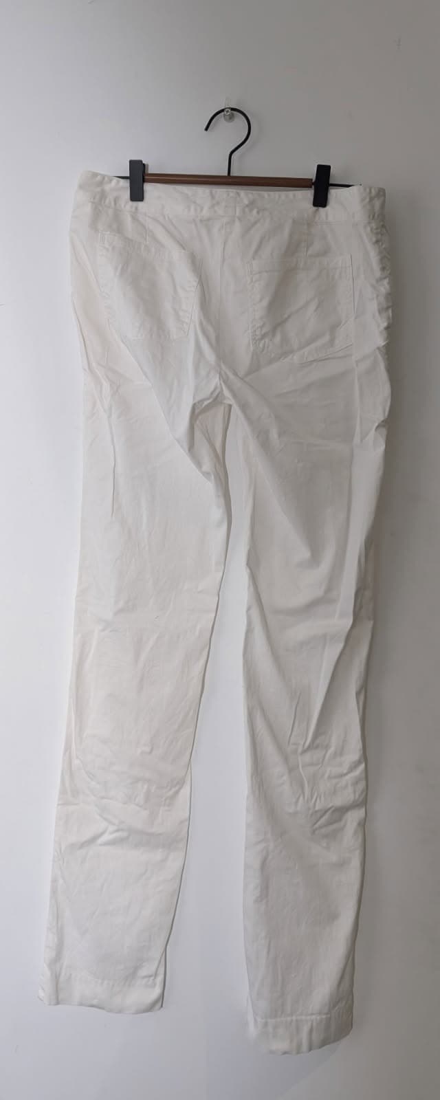 Lee Mathews White Cotton Utility Trousers - Size 2 — photo 2 of 5