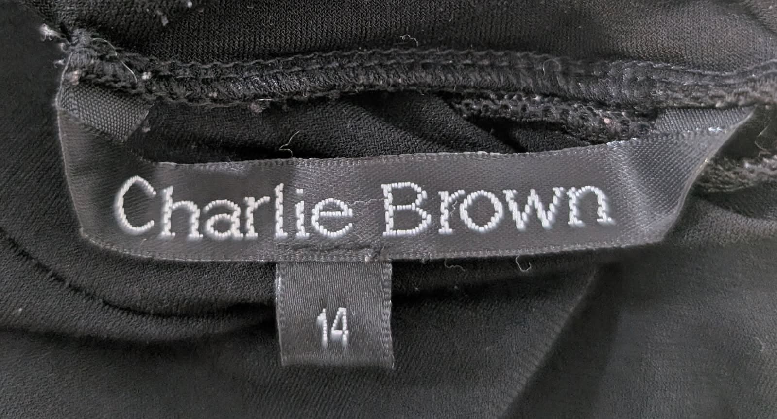 Charlie Brown Black Dress - Heart Cutout Detail Women's Size 14 — photo 6 of 10
