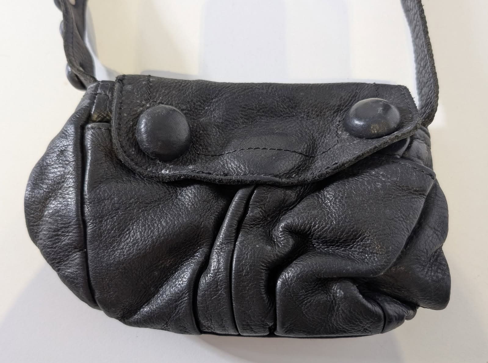 Saba Black Leather Crossbody Bag — photo 4 of 10