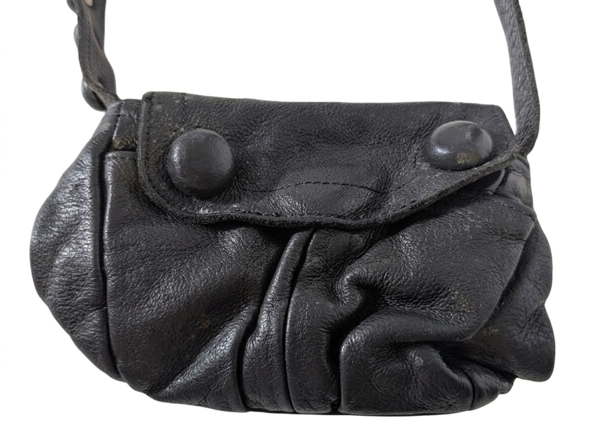 Saba Black Leather Crossbody Bag — photo 1 of 10