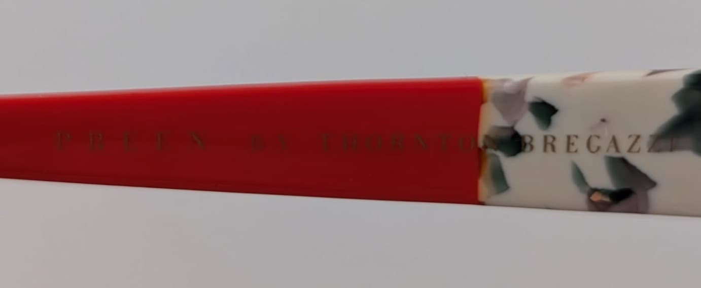 Preen By Thornton Bregazzi Piccadilly Sunglasses - Tortoiseshell & Red — photo 3 of 4