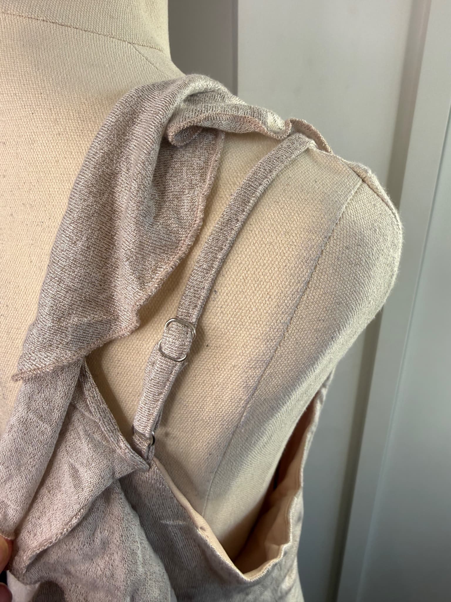 Metallic Ruffle Wrap Bodysuit Silver Size 12 — photo 4 of 6
