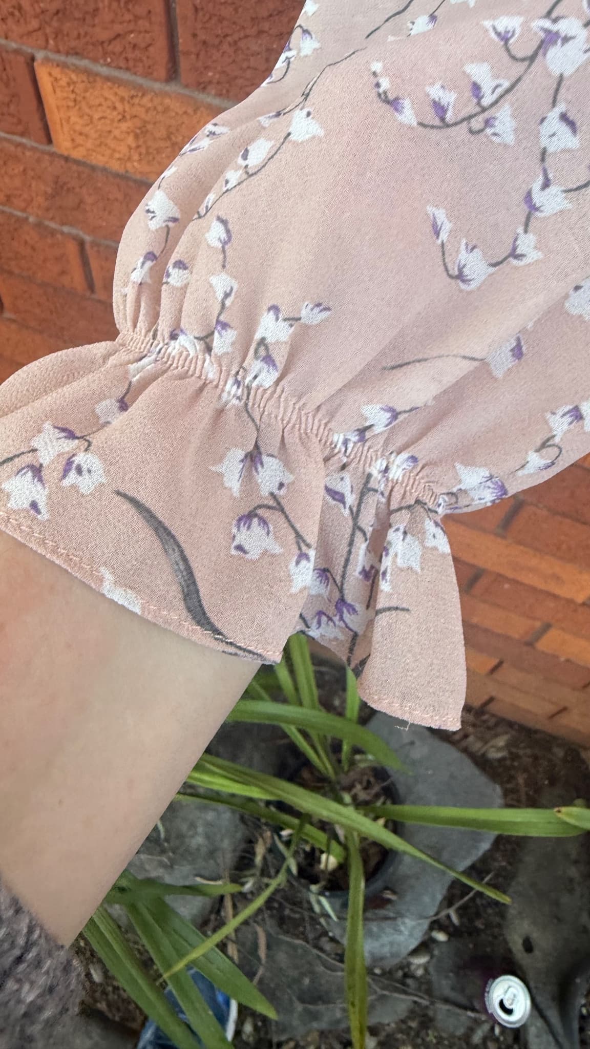Ally Fashion Floral Smocked Long Sleeve Crop Top — photo 3 of 11