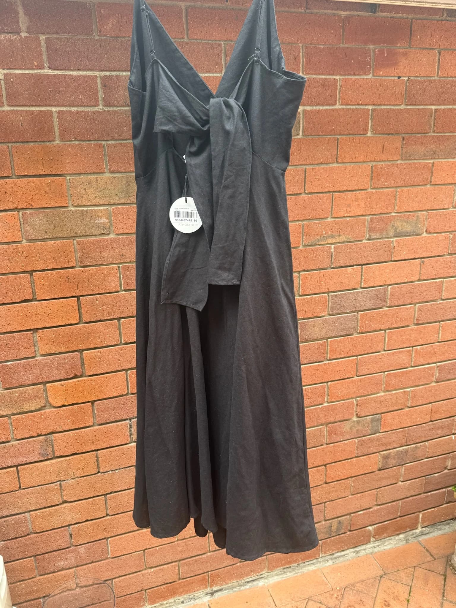ATMOS & HERE Paige Tie Back Midi Dress Black Size 20 (Copy) (Copy) — photo 10 of 13
