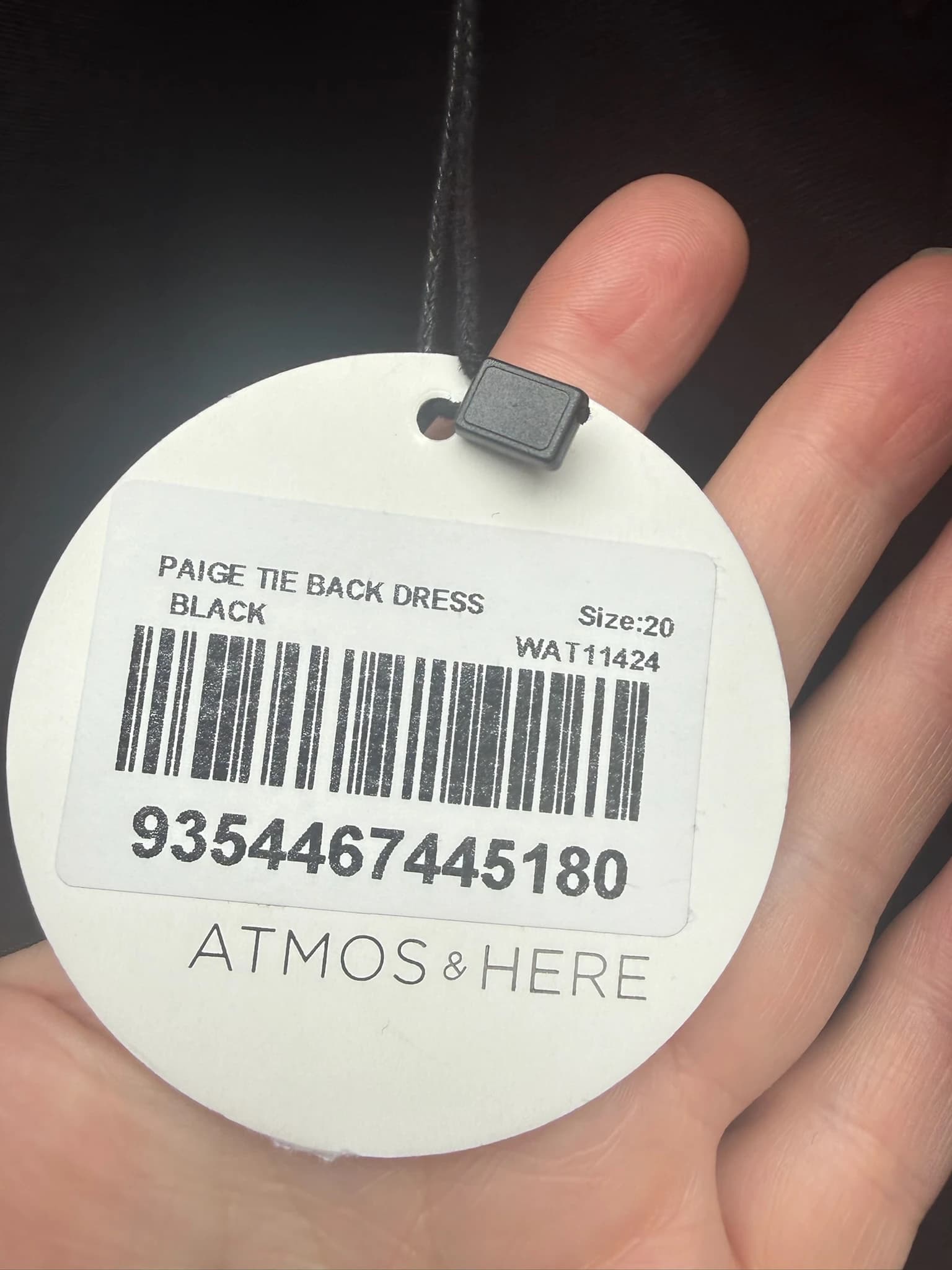 ATMOS & HERE Paige Tie Back Midi Dress Black Size 20 (Copy) (Copy) — photo 13 of 13