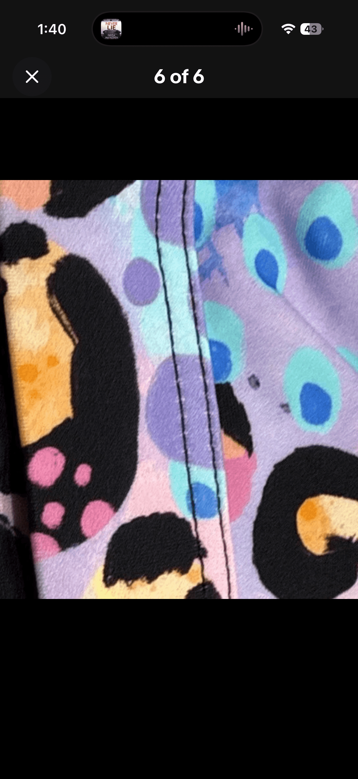 Kasey Rainbow Gia Crop Top Xanadu Print 3XL 18-20 — photo 5 of 6