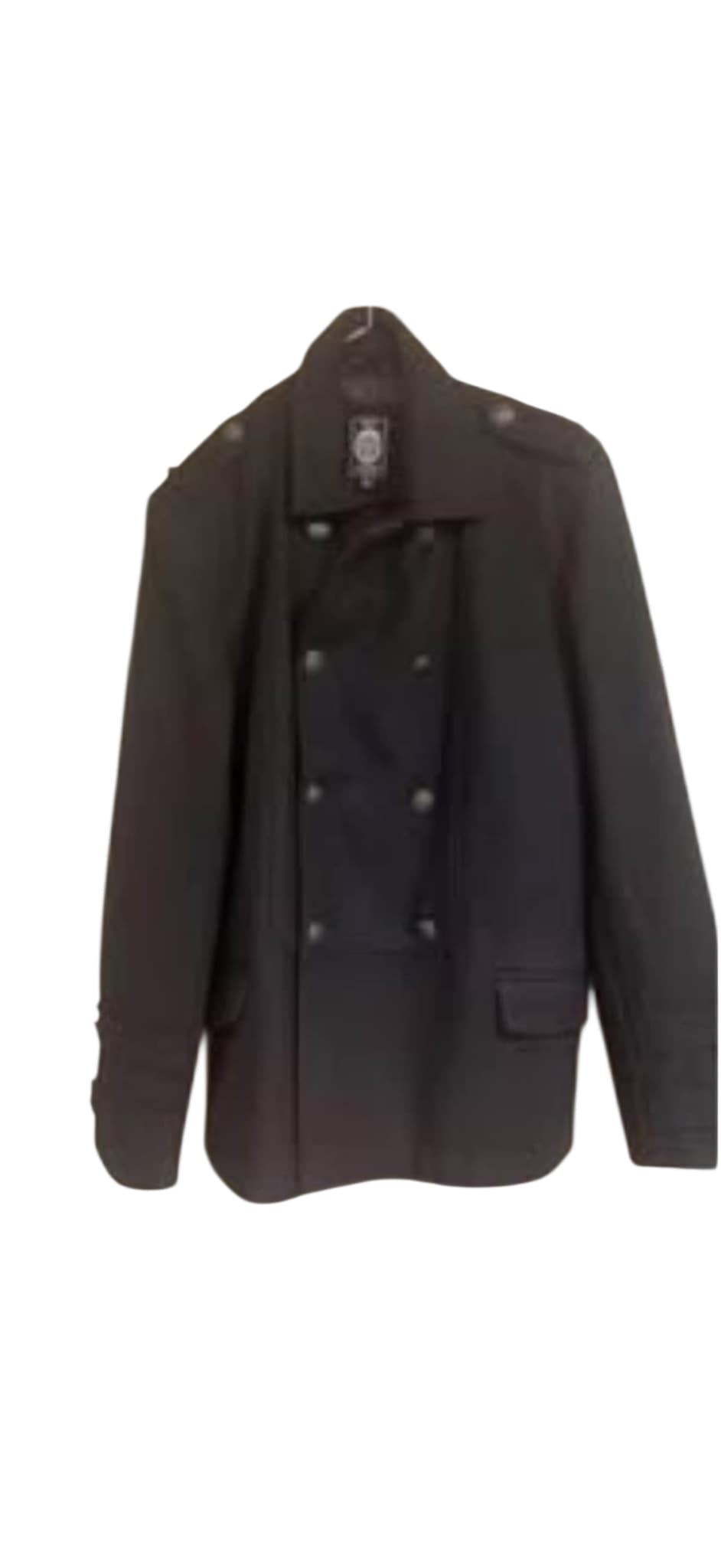 RDX Military Pea Coat Double Breasted Black XL — photo 1 of 3