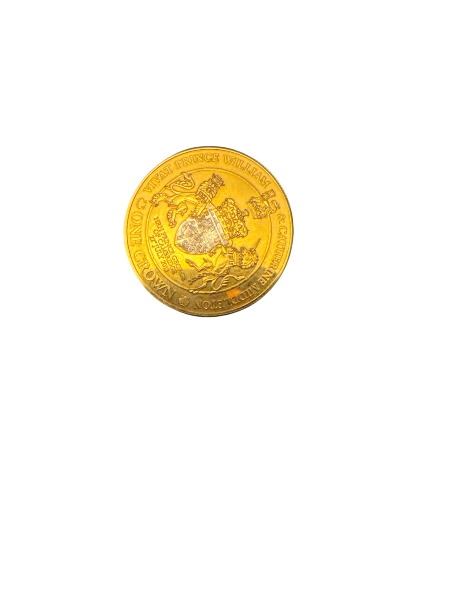 Royal Mint Commemorative One Crown Coin Prince William & Catherine Middleton — photo 1 of 7