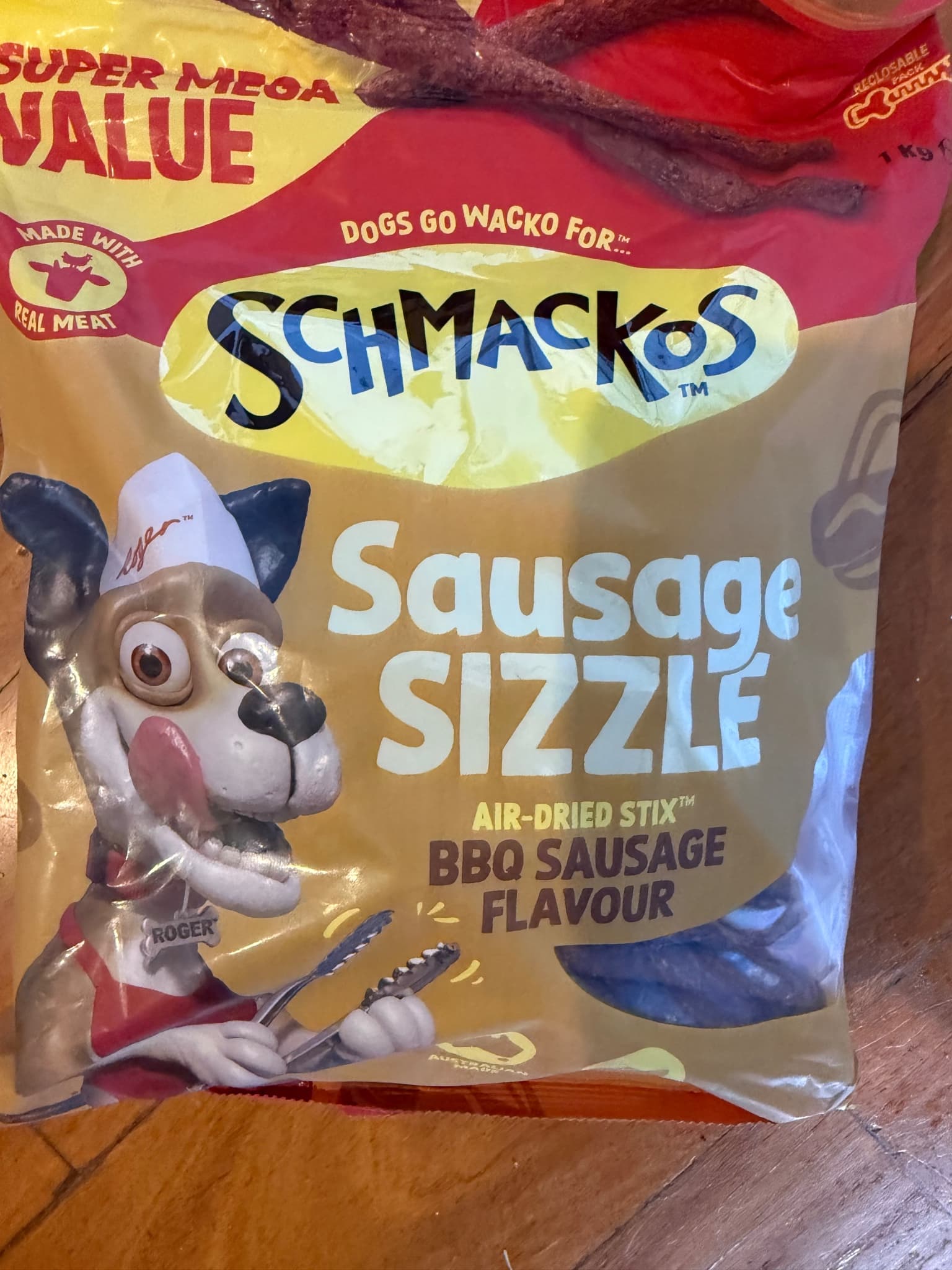 Schmackos Sausage Sizzle BBQ Sausage Flavour Air-Dried Stix 1kg — photo 2 of 2
