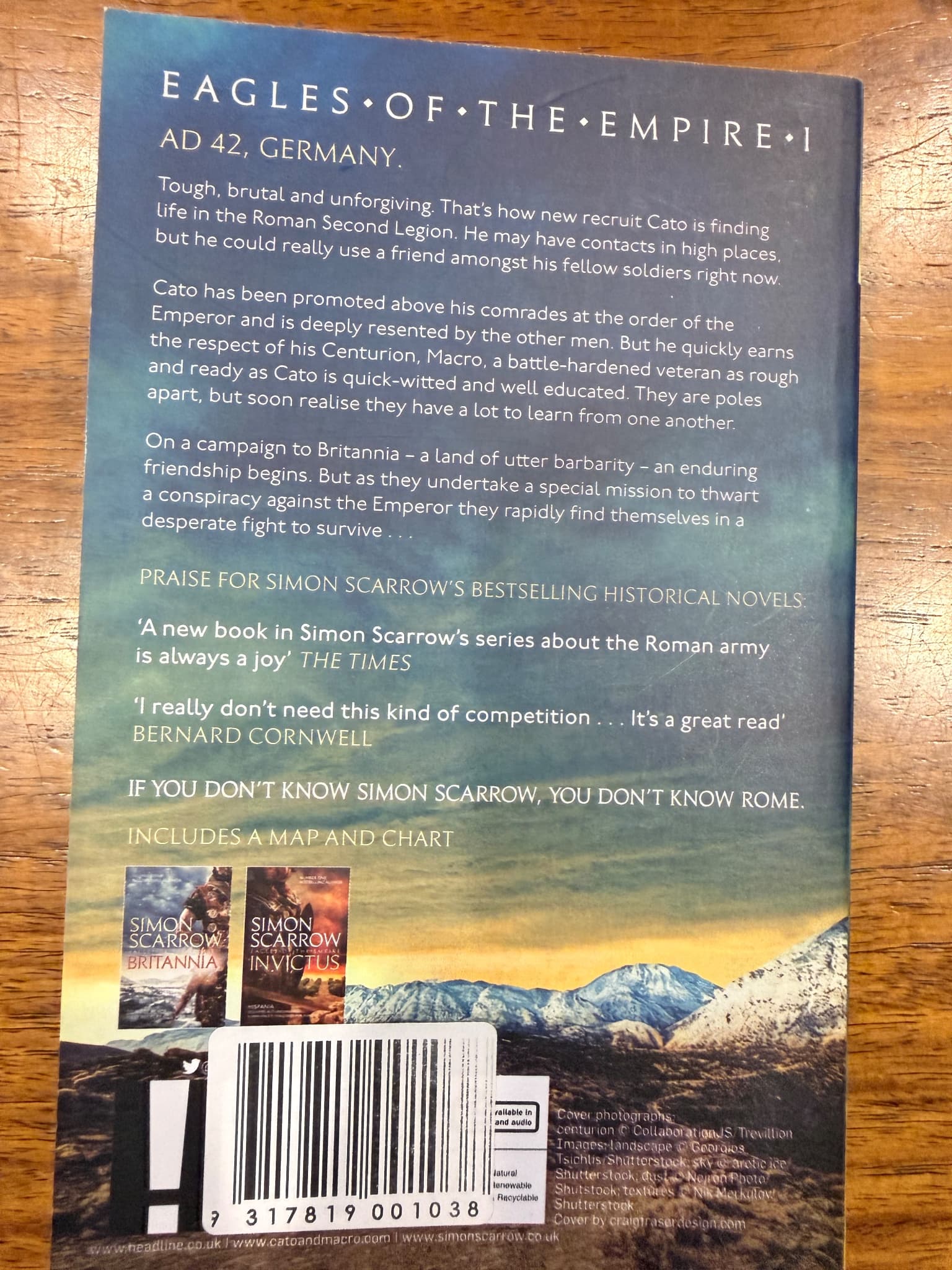 Simon Scarrow Under the Eagle Paperback Book — photo 2 of 2
