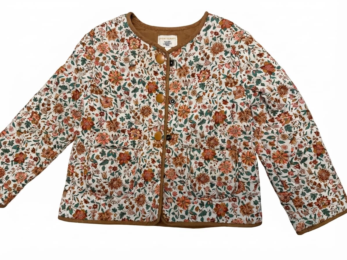 Sportscraft Quilted Jacket Liberty Fabric Floral Size 2 — photo 1 of 14
