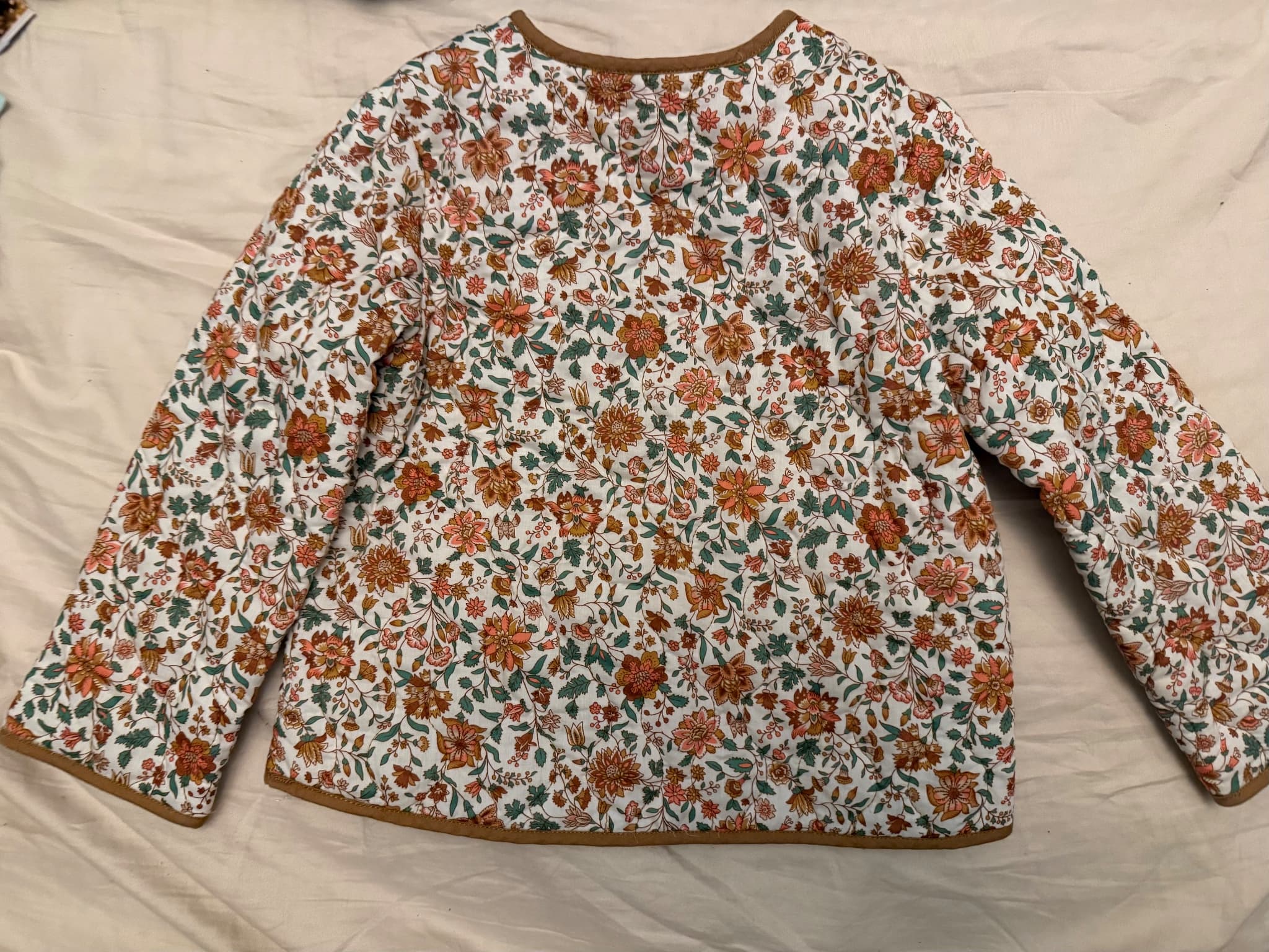 Sportscraft Quilted Jacket Liberty Fabric Floral Size 2 — photo 11 of 14