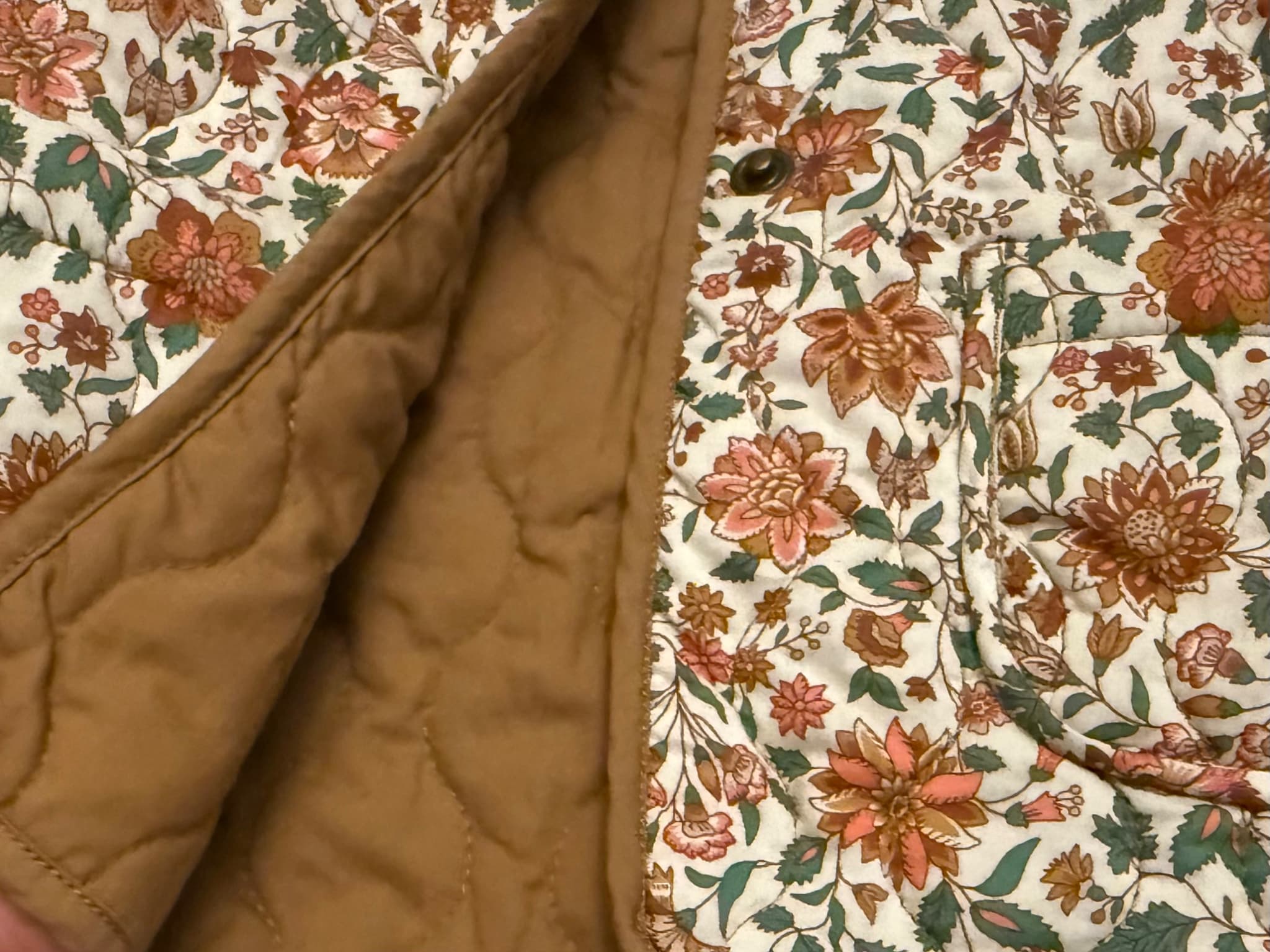 Sportscraft Quilted Jacket Liberty Fabric Floral Size 2 — photo 5 of 14