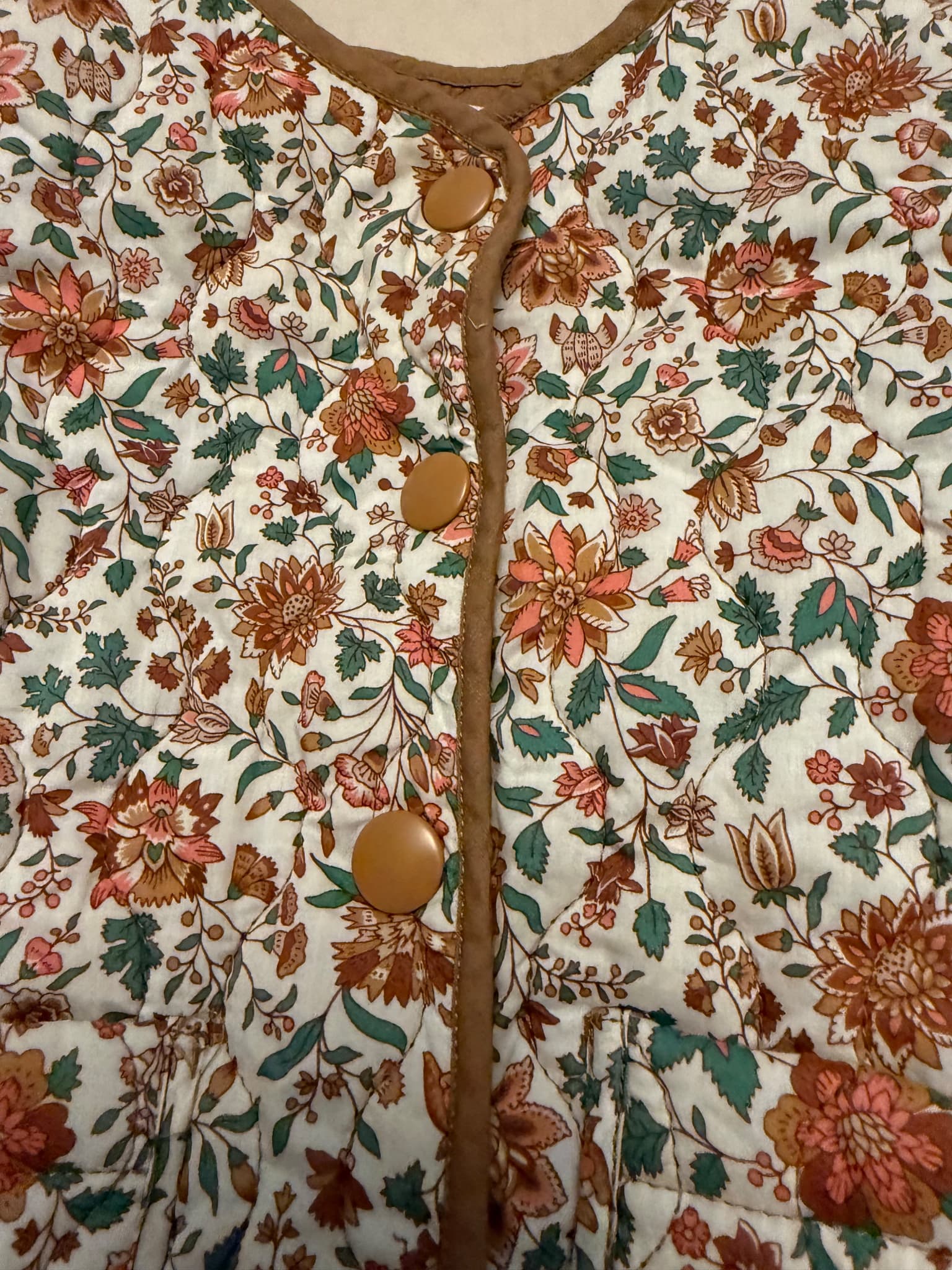 Sportscraft Quilted Jacket Liberty Fabric Floral Size 2 — photo 10 of 14