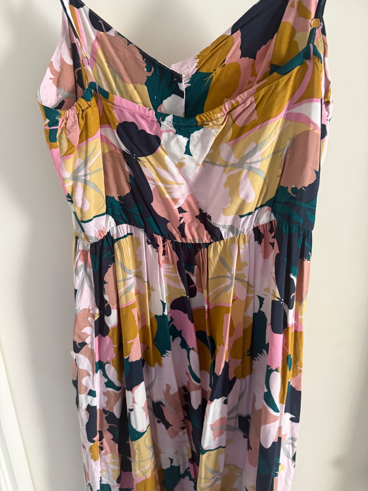 St. Frock Floral Button-Front Midi Dress Multicolour Size 18 — photo 8 of 13
