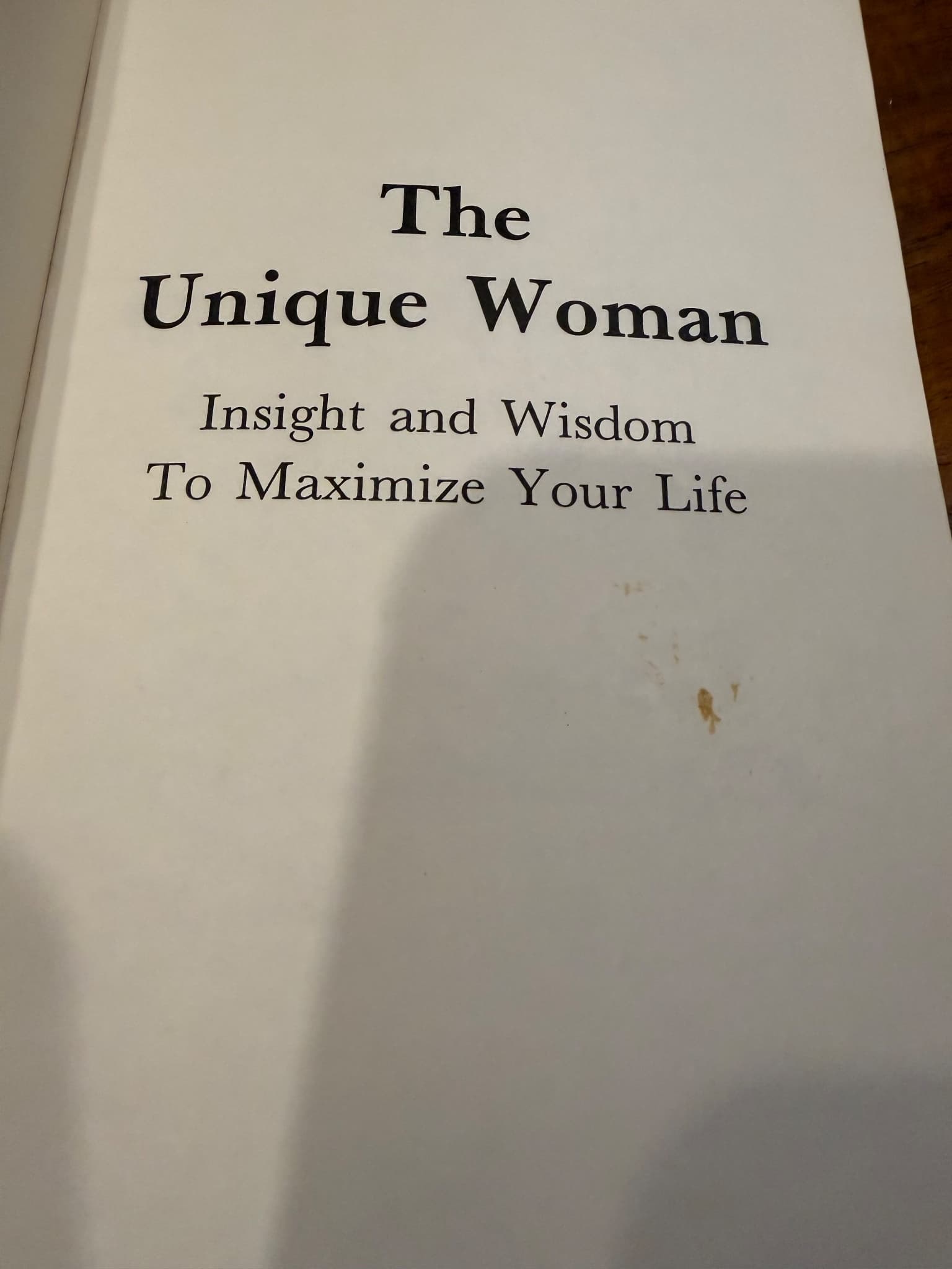 The Unique Woman by Edwin Louis Cole and Nancy Corbett Cole Pink Paperback — photo 9 of 9