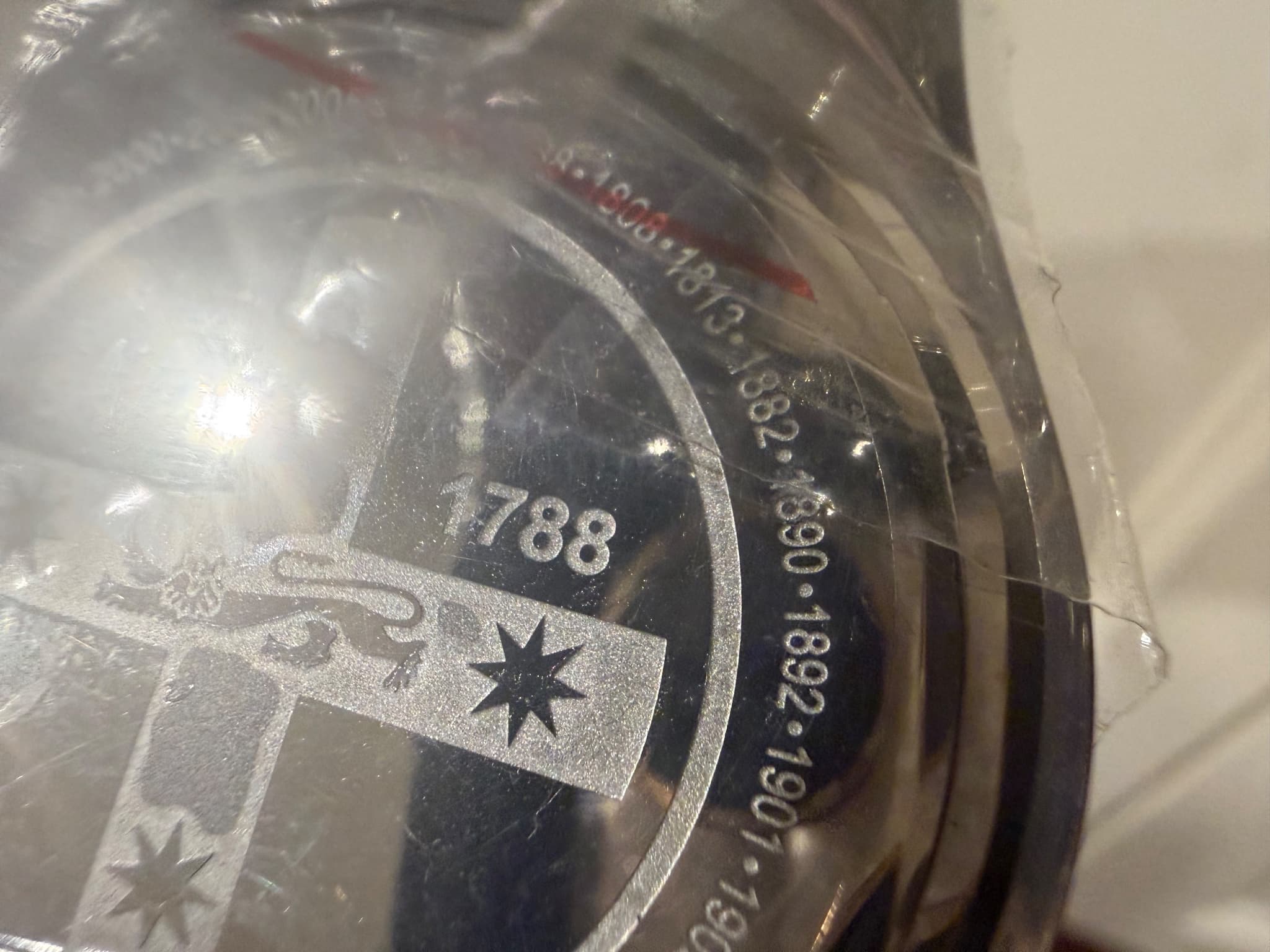 Two-Tone Chronograph Style Watch Blue Dial — photo 3 of 11