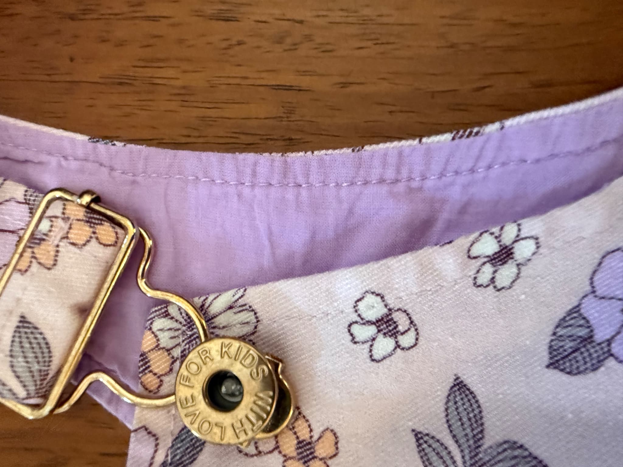 With Love For Kids Floral Corduroy Pinafore Dress Pink Size 3 — photo 7 of 12