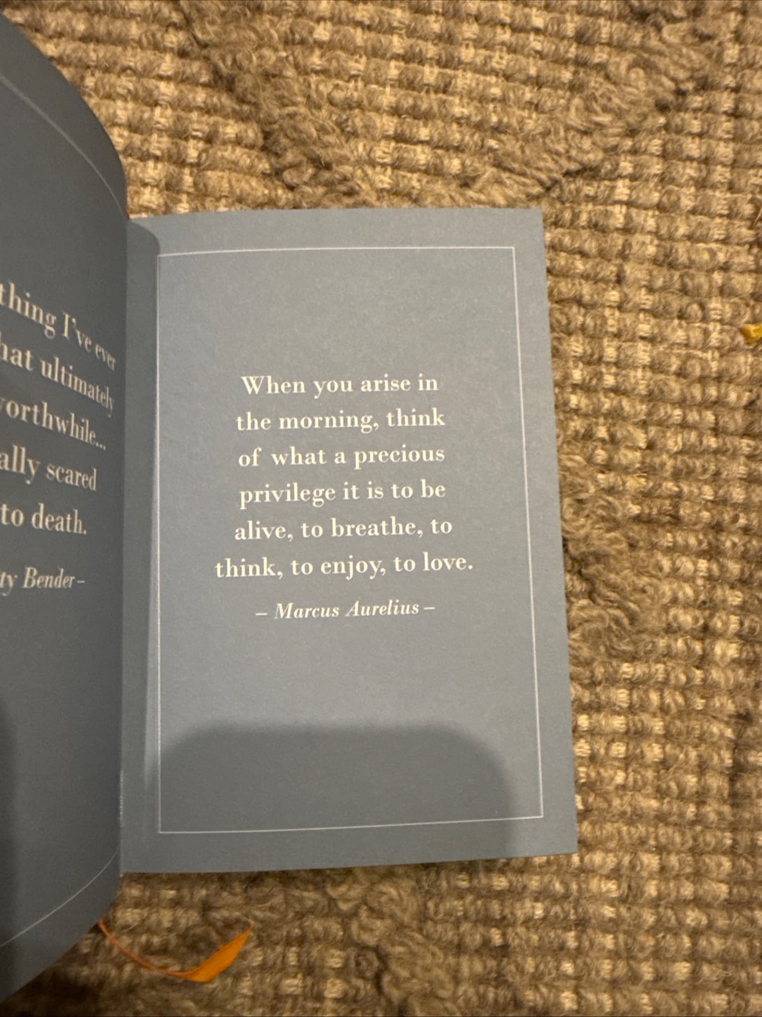 Words To Inspire Creative Expression Journal Grey Fabric Bound — photo 6 of 9