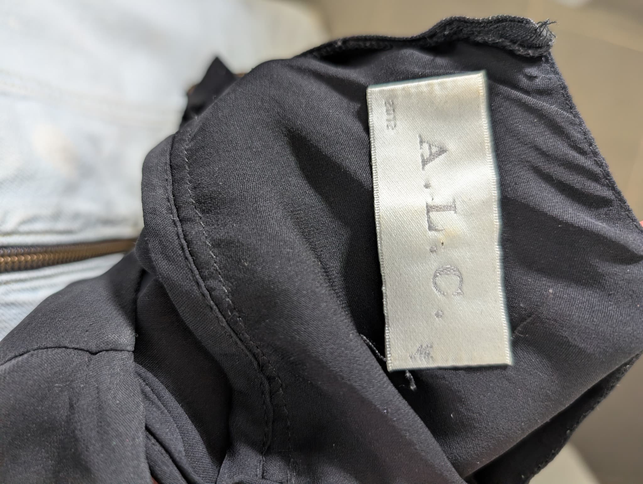 A.L.C. Sleeveless Peplum Top Black Size 4 — photo 5 of 7