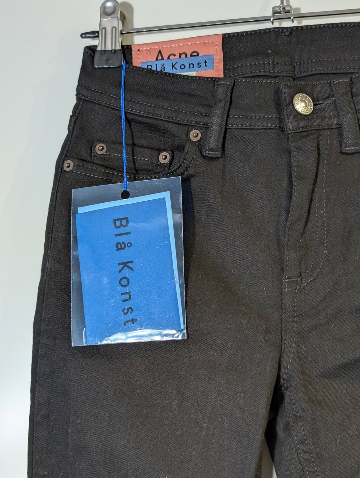 Acne Studios Blå Konst Climb Stay Black Denim Jeans Size 30D176-155 — photo 6 of 9