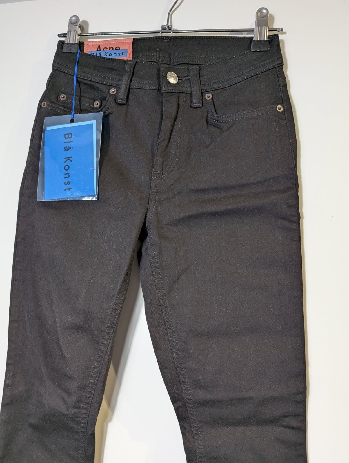 Acne Studios Blå Konst Climb Stay Black Denim Jeans Size 30D176-155 — photo 7 of 9