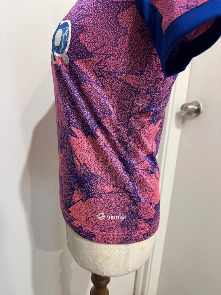Adidas Juventus Kids Soccer Jersey Pink Blue — photo 6 of 8