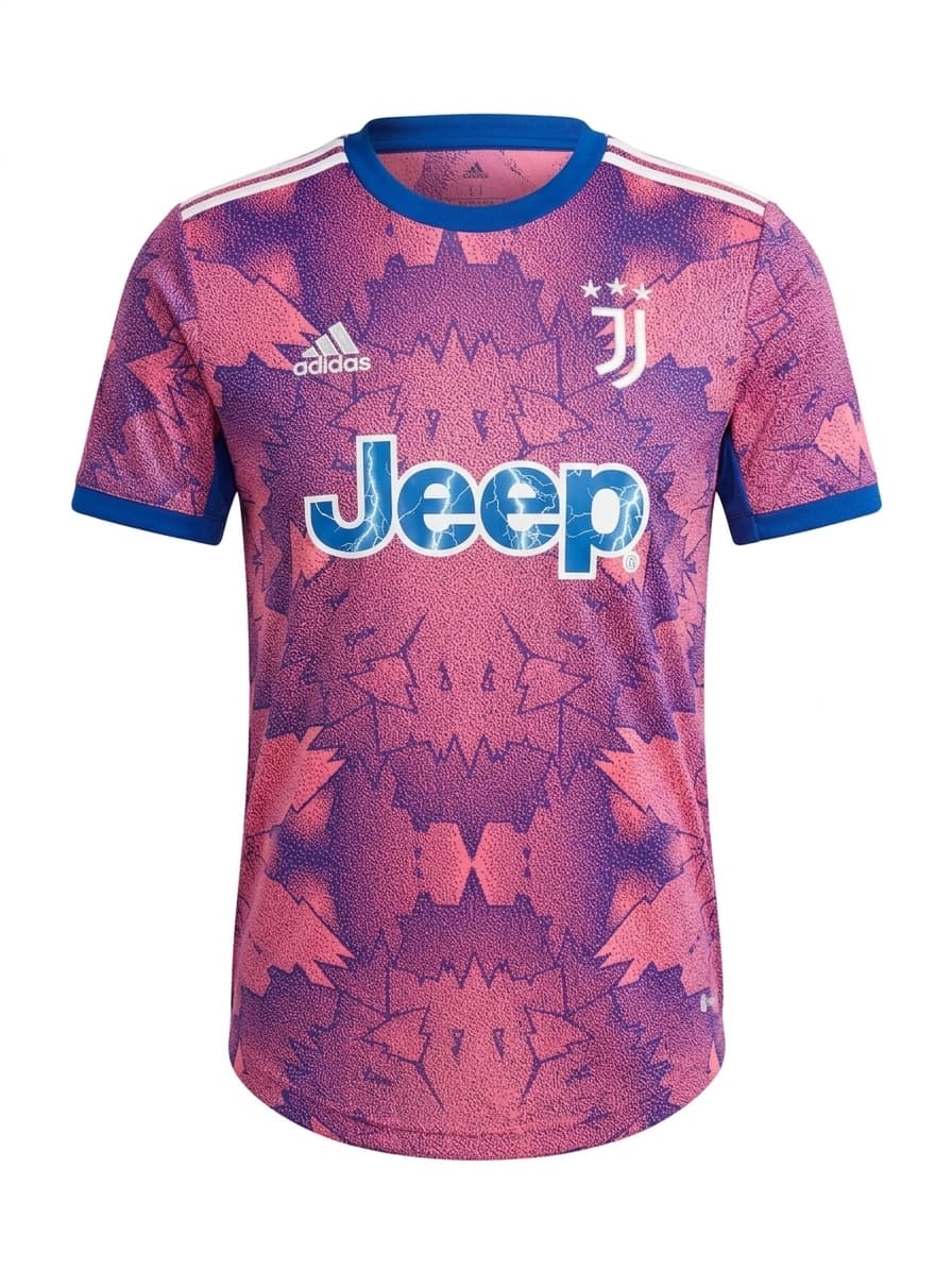 Adidas Juventus Kids Soccer Jersey Pink Blue — photo 1 of 8