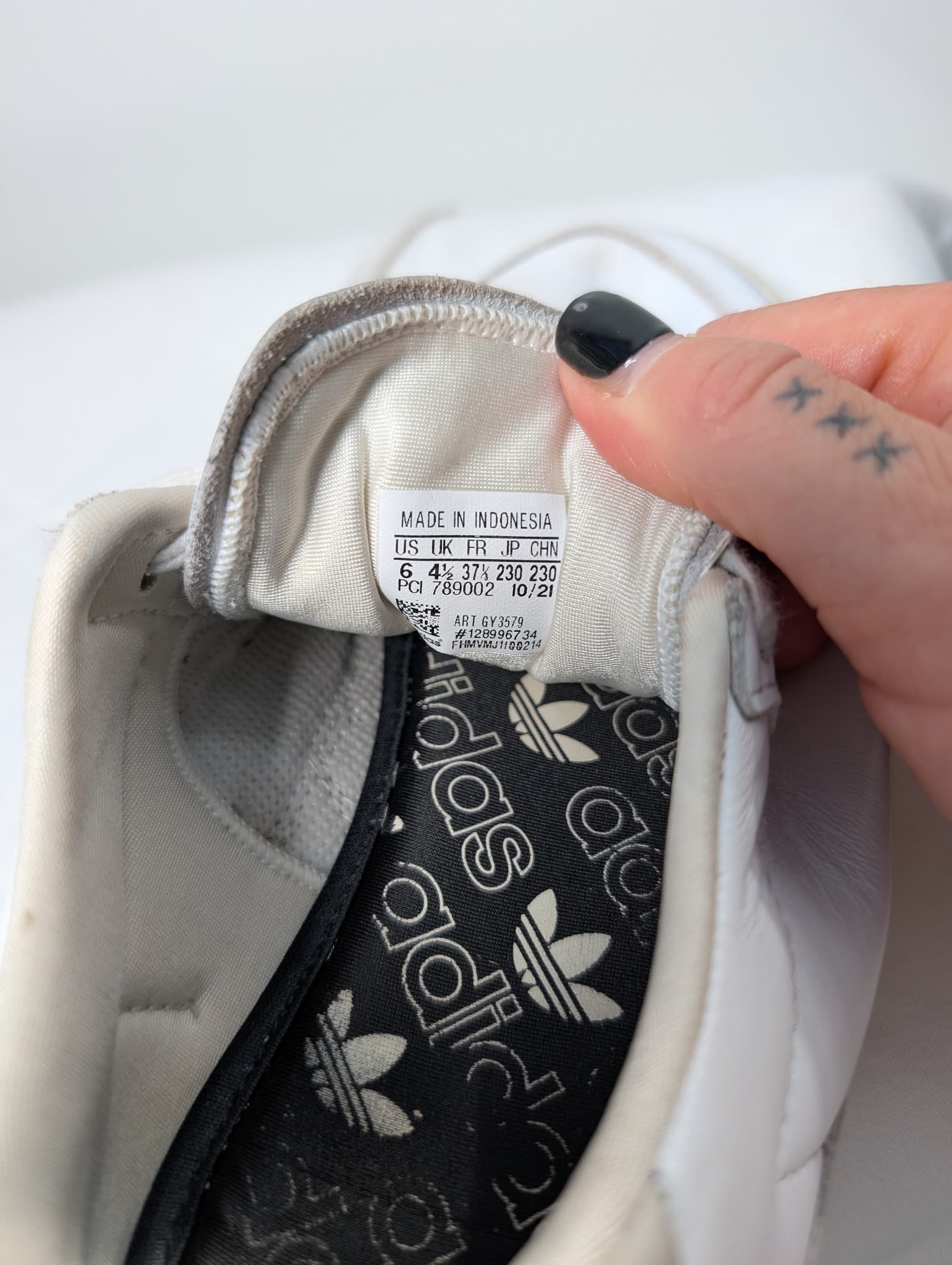 Adidas Originals Sleek Super White Sneakers Women's US 6 — photo 6 of 8