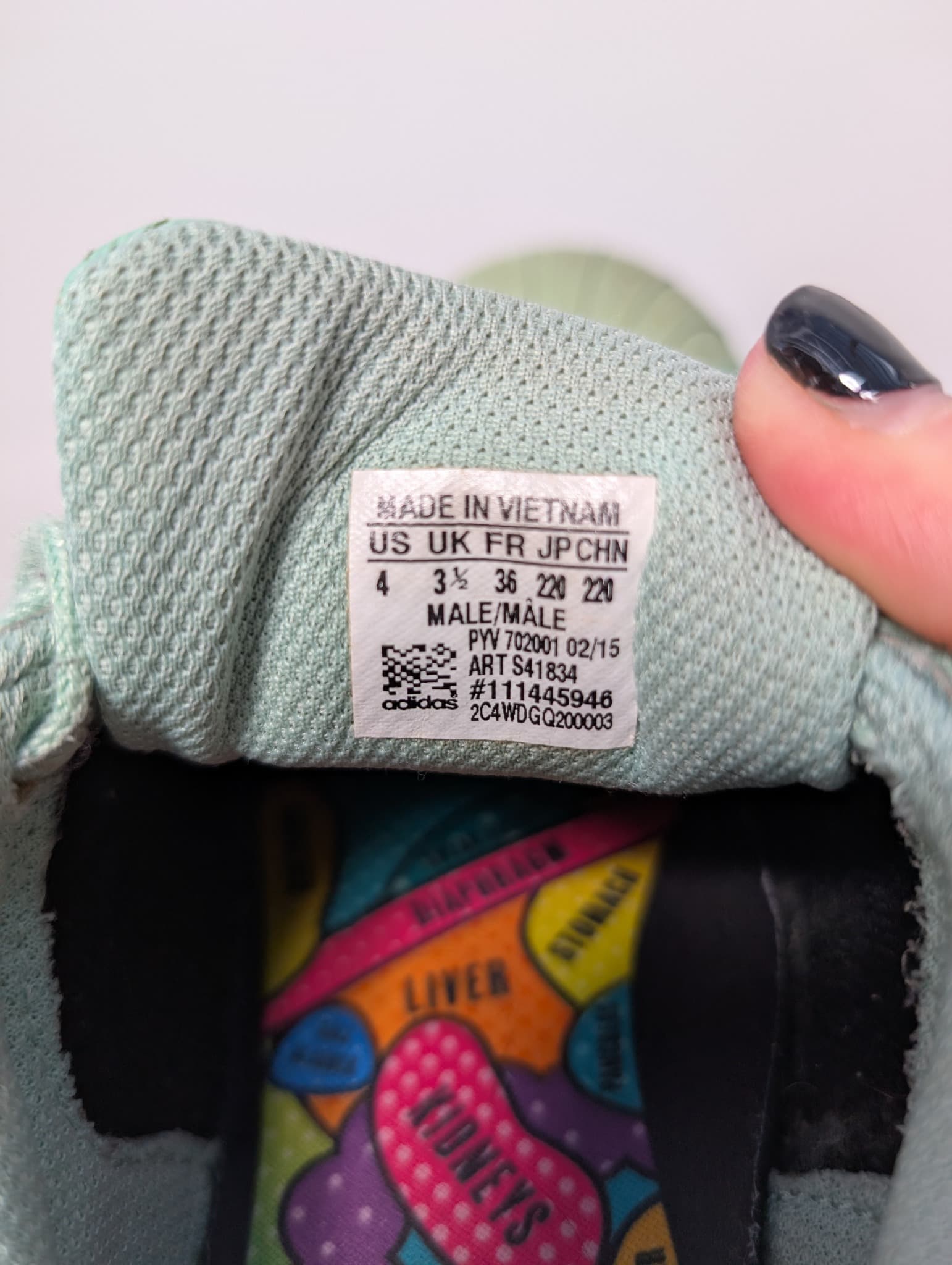 Adidas Superstar Pharrell Williams Mint Green US 4 — photo 6 of 9