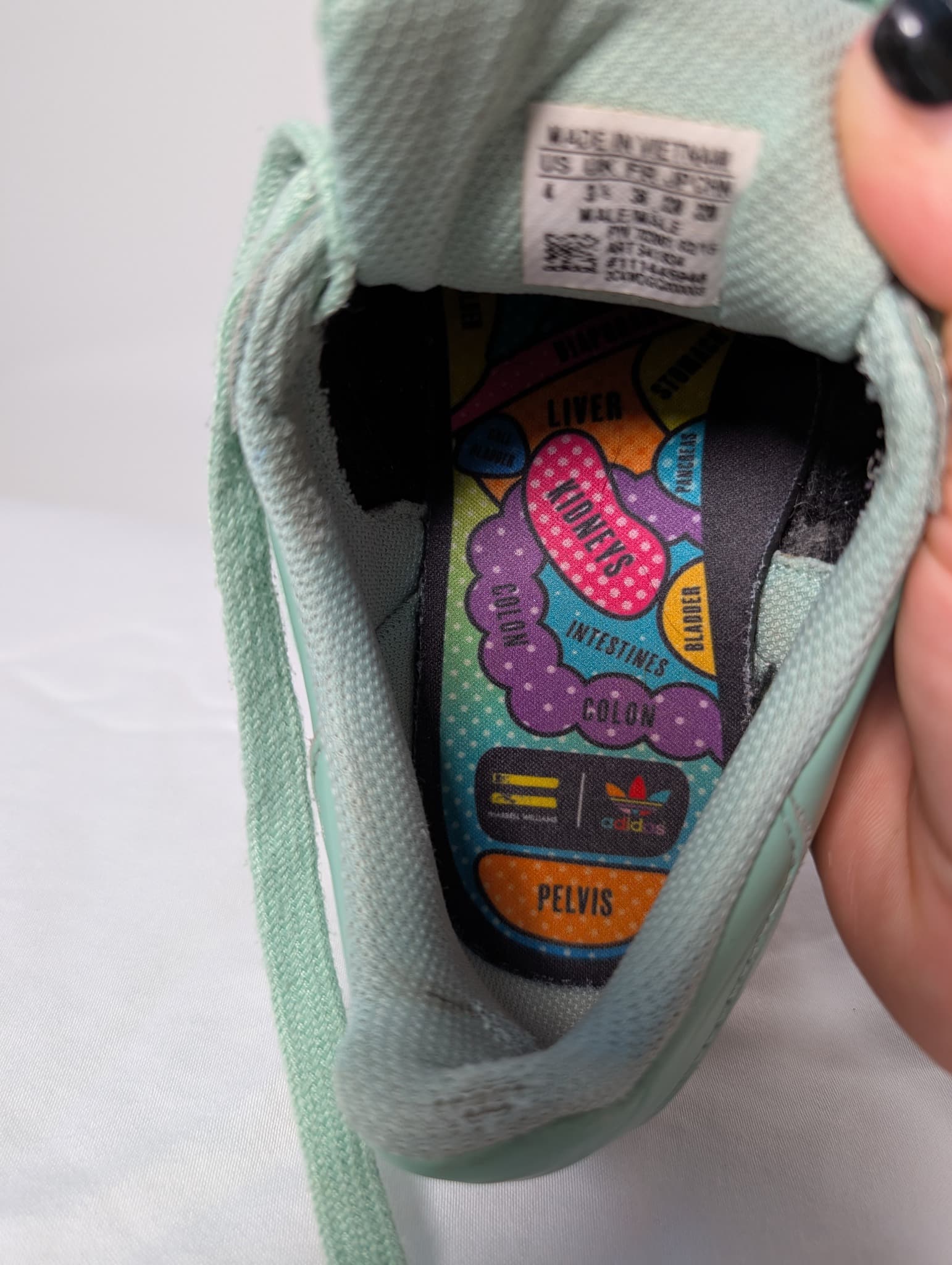 Adidas Superstar Pharrell Williams Mint Green US 4 — photo 7 of 9