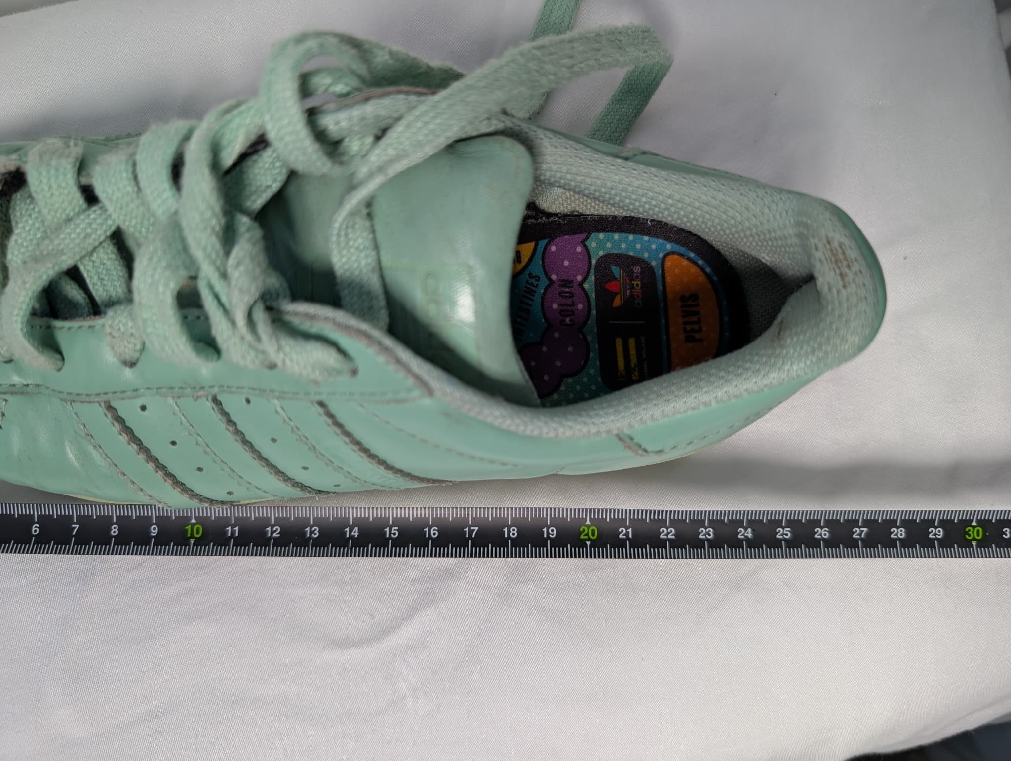 Adidas Superstar Pharrell Williams Mint Green US 4 — photo 9 of 9