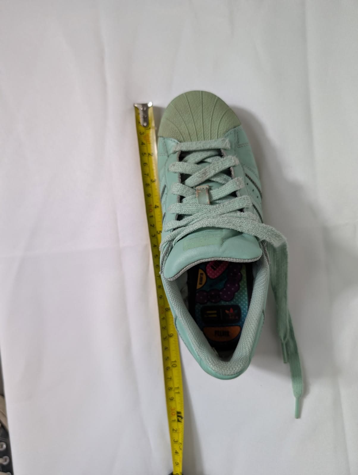 Adidas Superstar Pharrell Williams Sneakers - Mint Green US 4 — photo 4 of 8