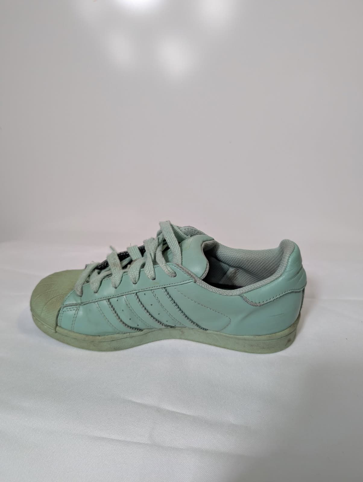 Adidas Superstar Pharrell Williams Sneakers - Mint Green US 4 — photo 8 of 8
