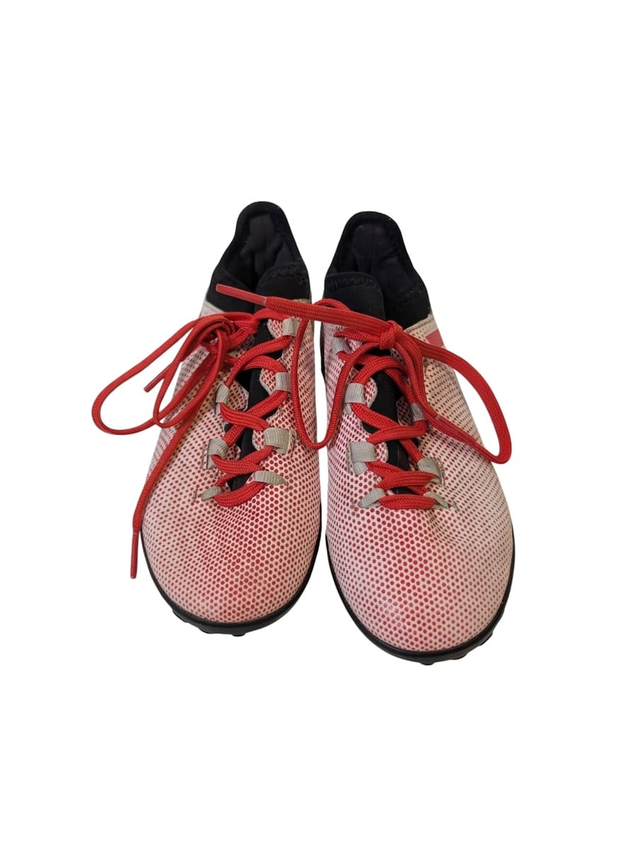 Adidas X 15.4 TF Soccer Cleats White/Red Youth US 13K — photo 1 of 5