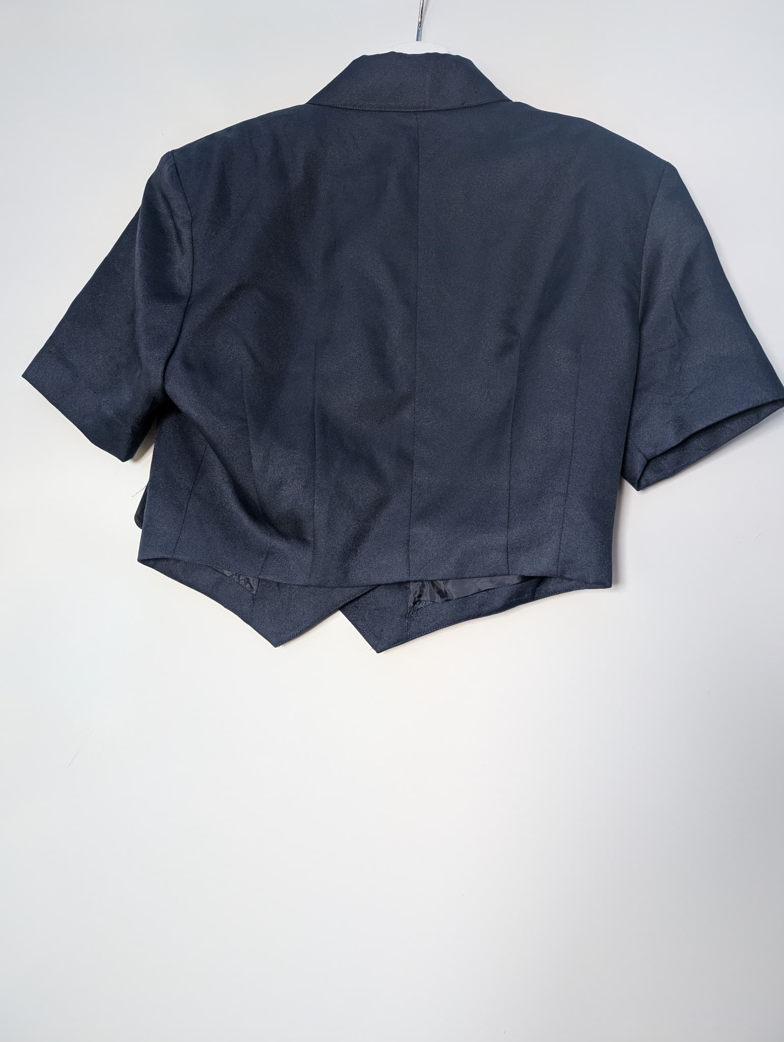 Adieu Cropped Blazer Jacket Navy Blue Size 9 — photo 4 of 7