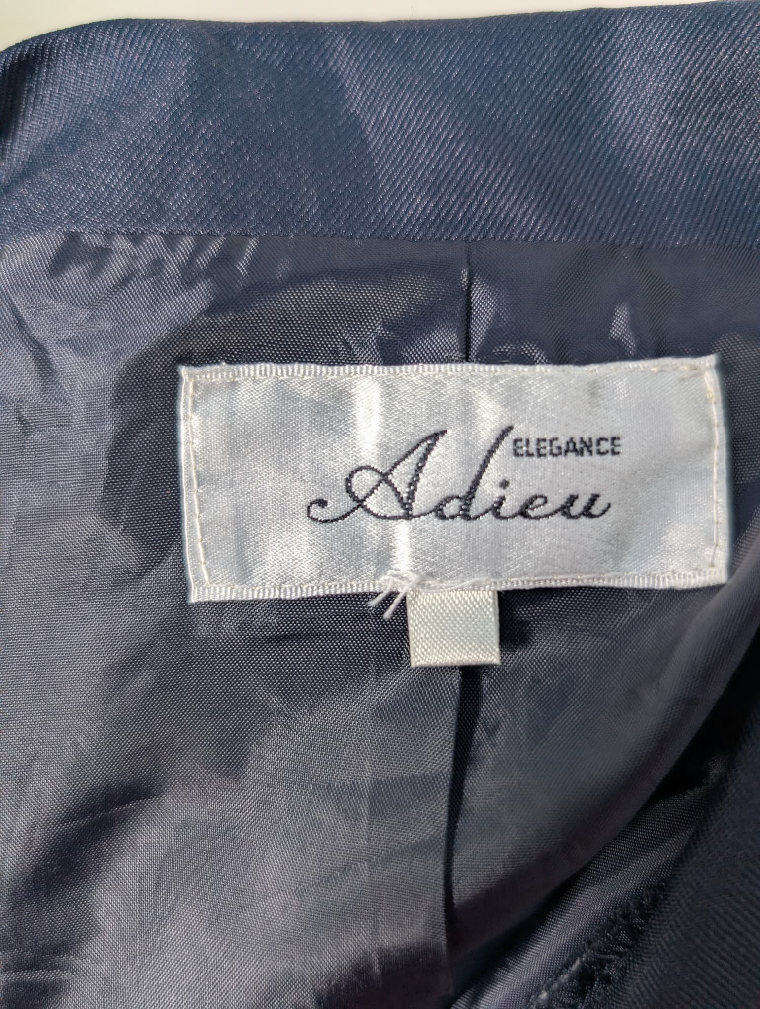 Adieu Cropped Blazer Jacket Navy Blue Size 9 — photo 5 of 7