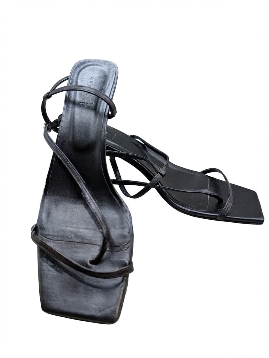 Aeyde Strappy Sandals Black Leather EU 40 — photo 1 of 8