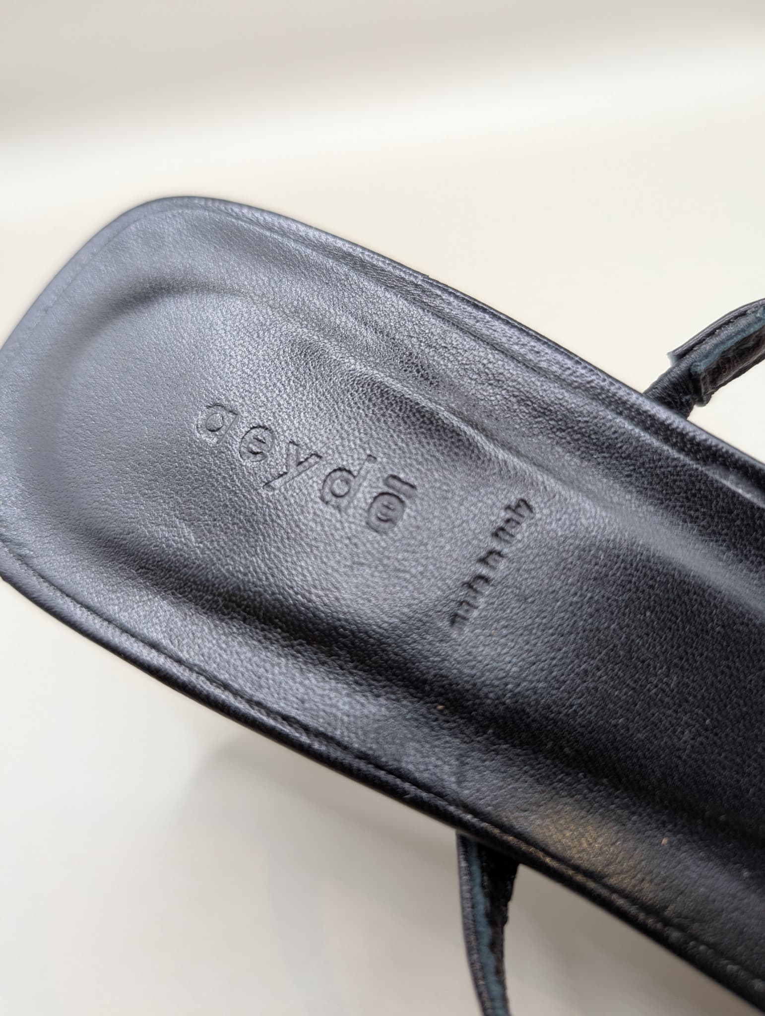 Aeyde Strappy Sandals Black Leather EU 40 — photo 6 of 8