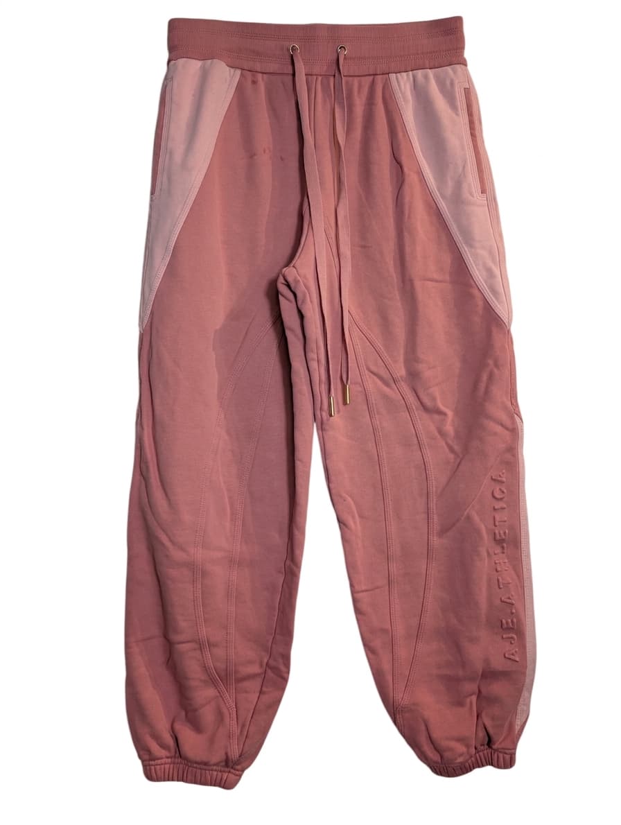 Aje Athletica Panel Joggers Pink Women's Size 10