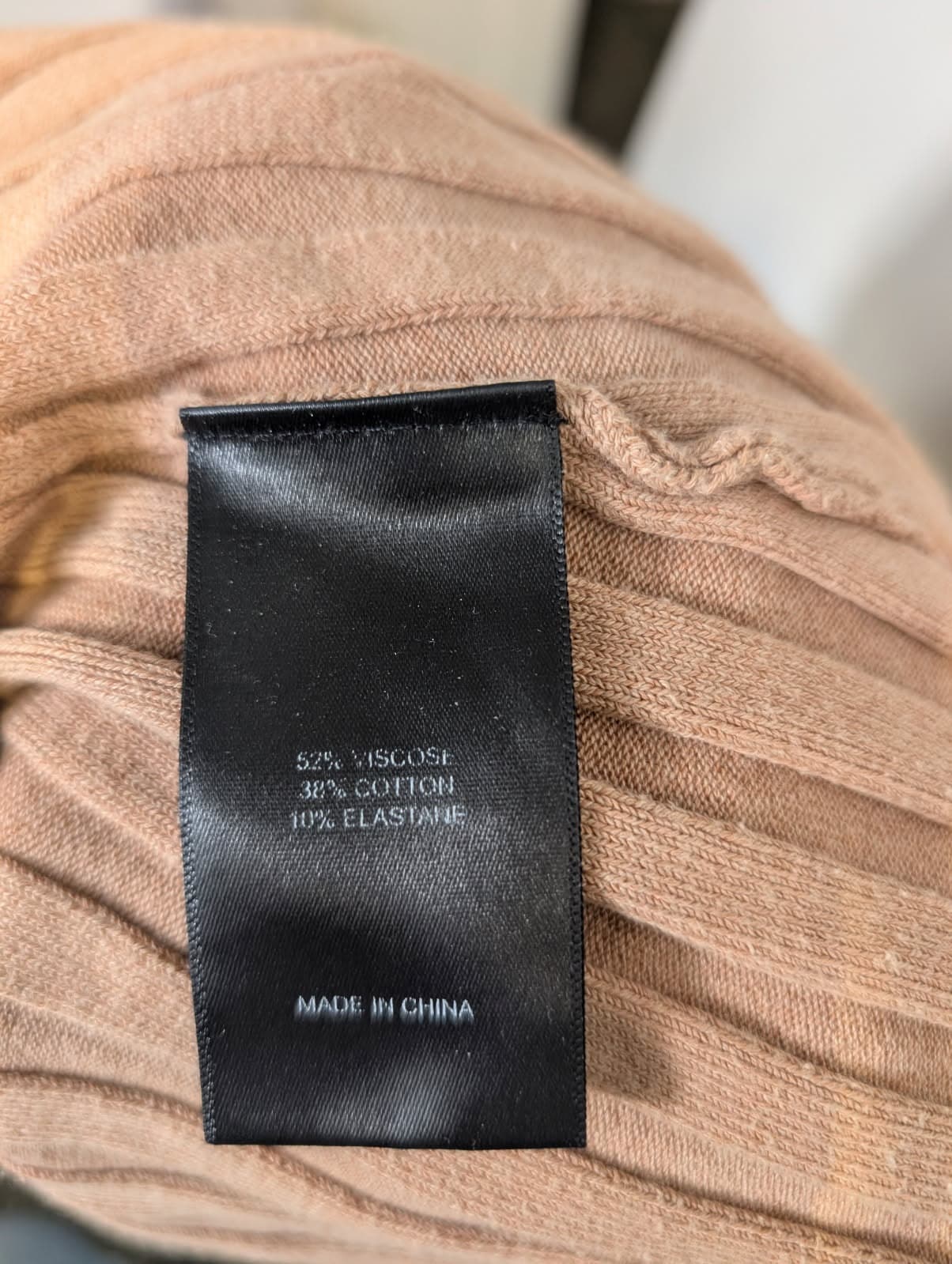 Aje Ribbed Knit Tank Top Tan Size M — photo 7 of 7
