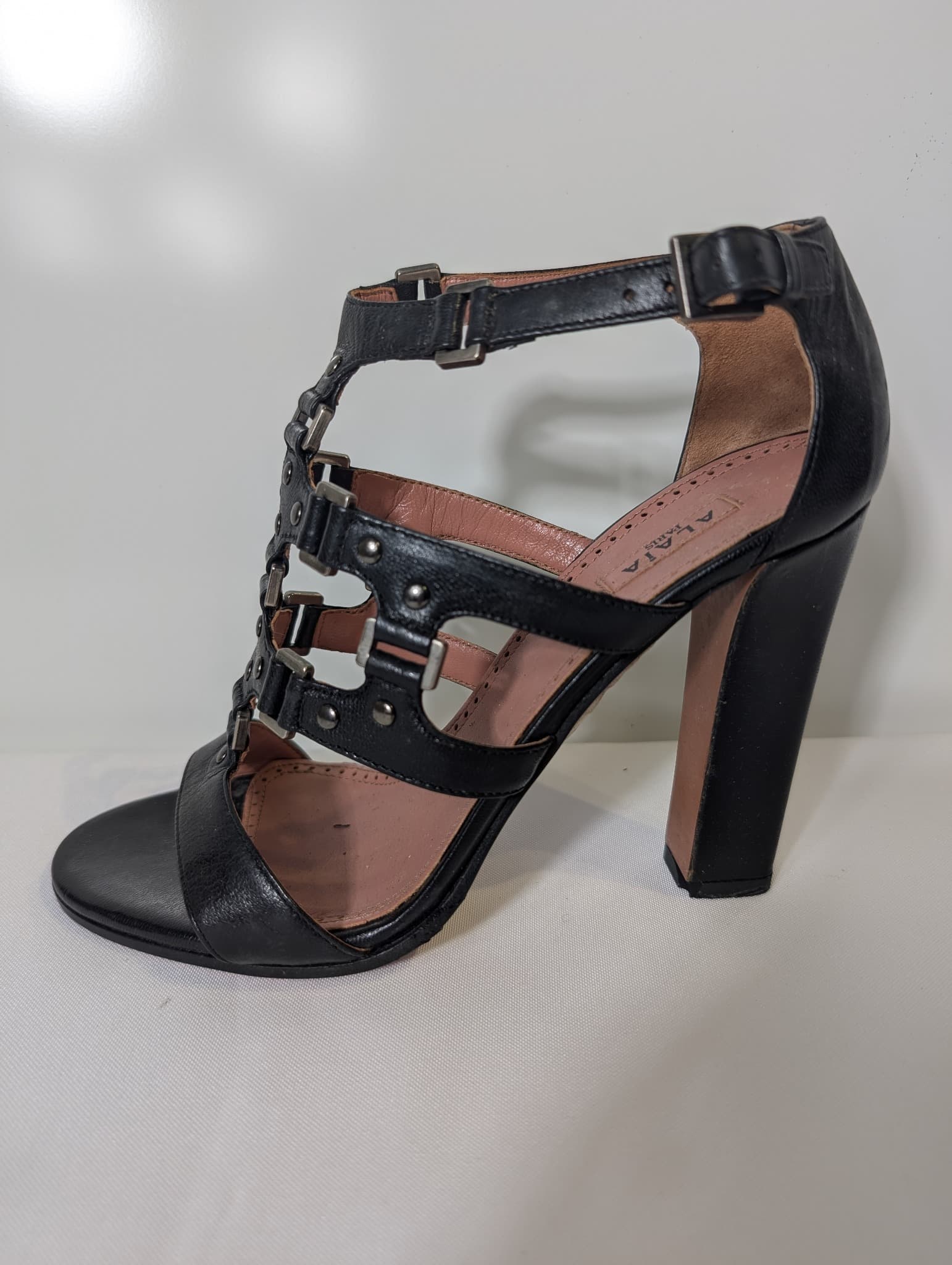 Alaïa Paris Studded Gladiator Heeled Sandals Black EU 38 — photo 2 of 8