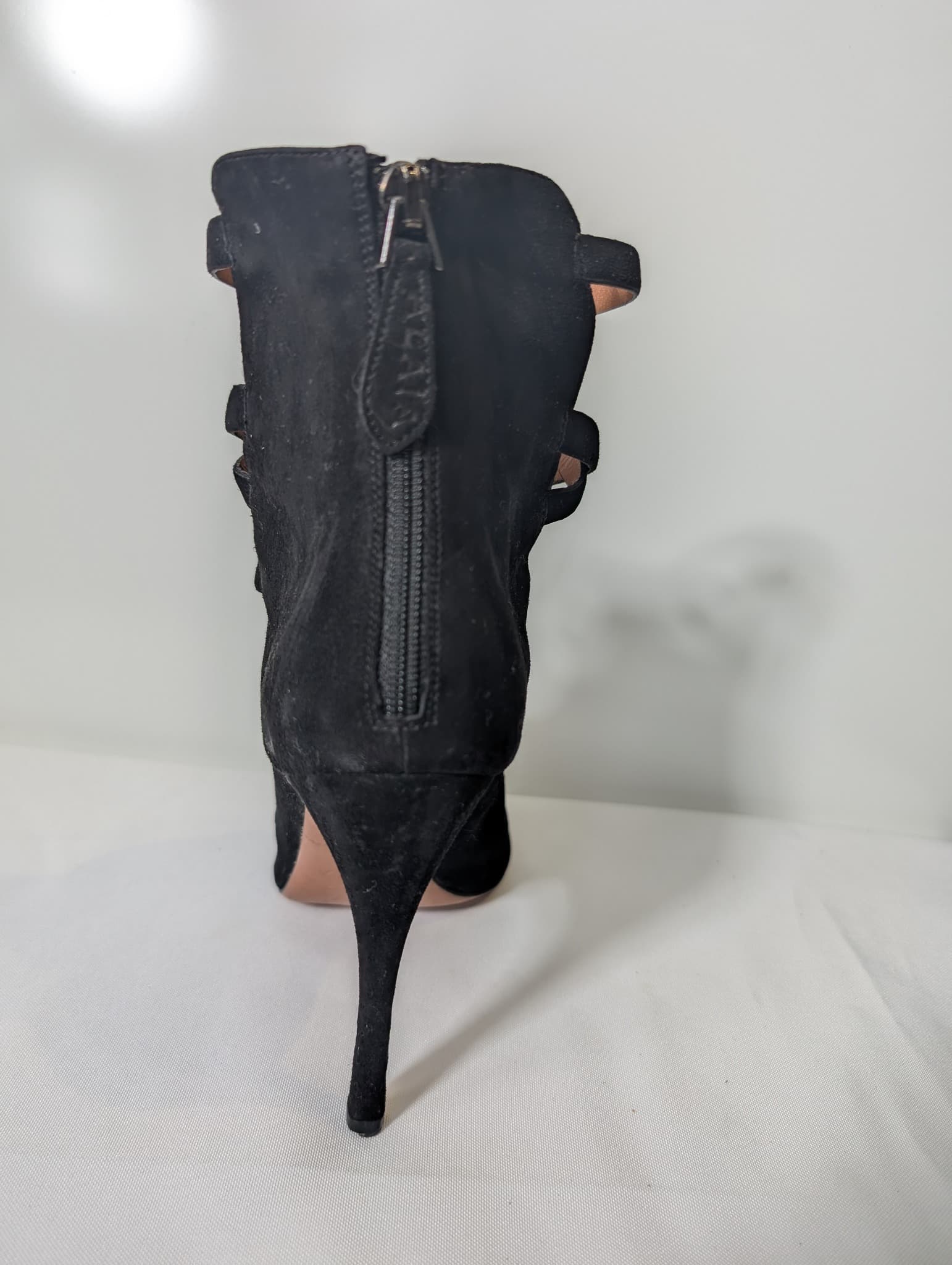 Alaïa Strappy Stiletto Sandals Black Suede Size 38 — photo 3 of 15