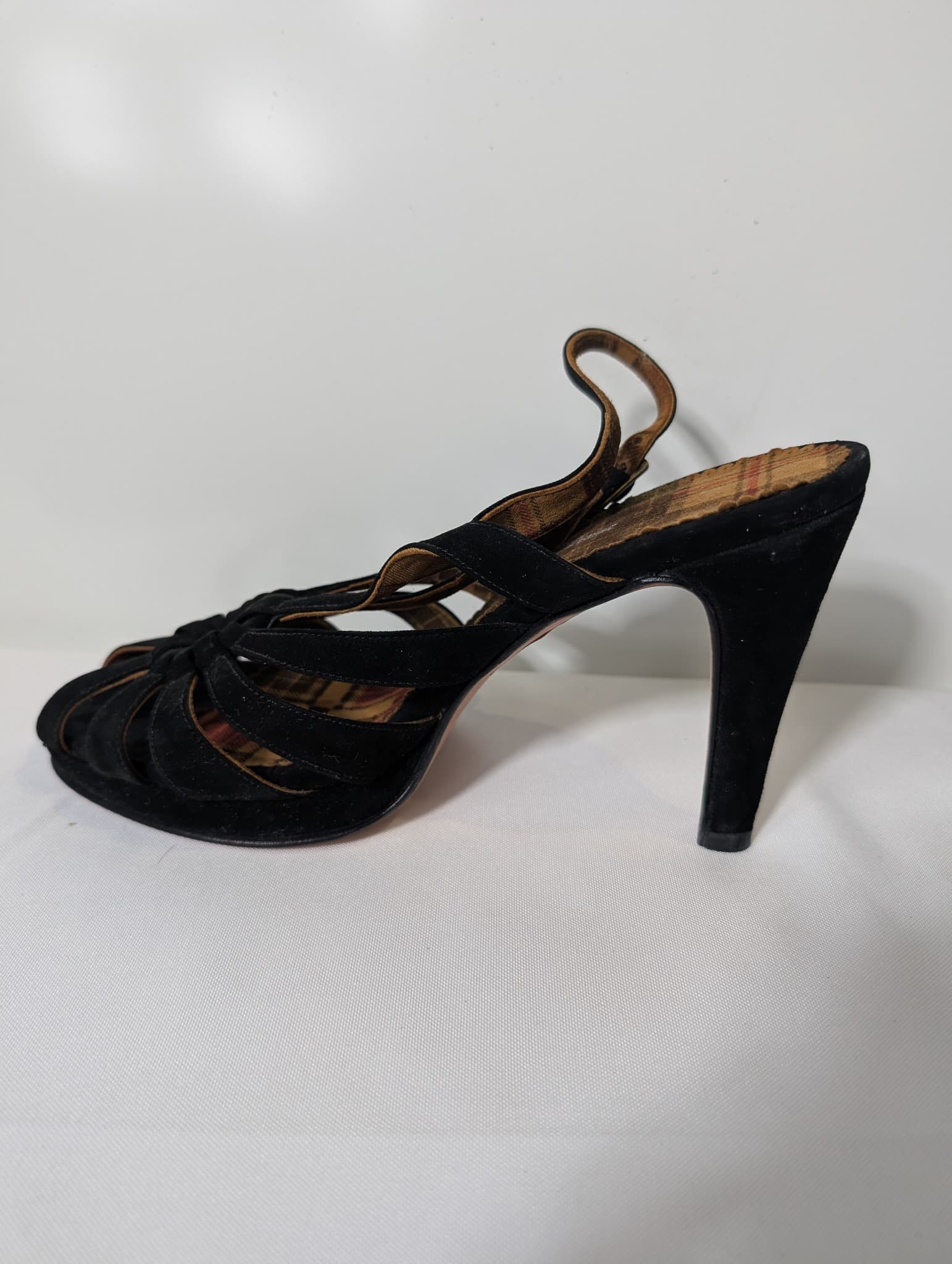 Alaïa Strappy Stiletto Sandals Black Suede Size 38 — photo 10 of 15