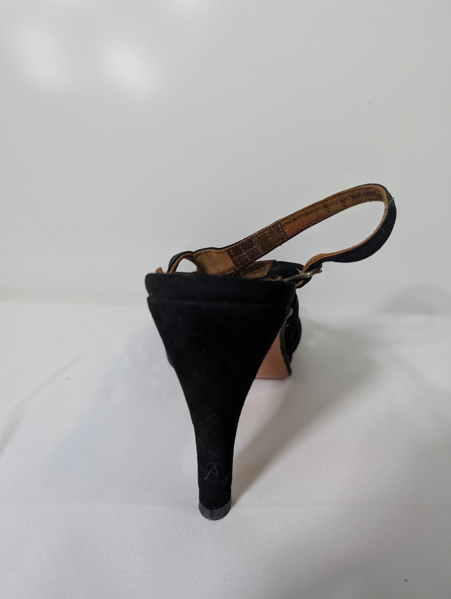 Alaïa Strappy Stiletto Sandals Black Suede Size 38 — photo 11 of 15