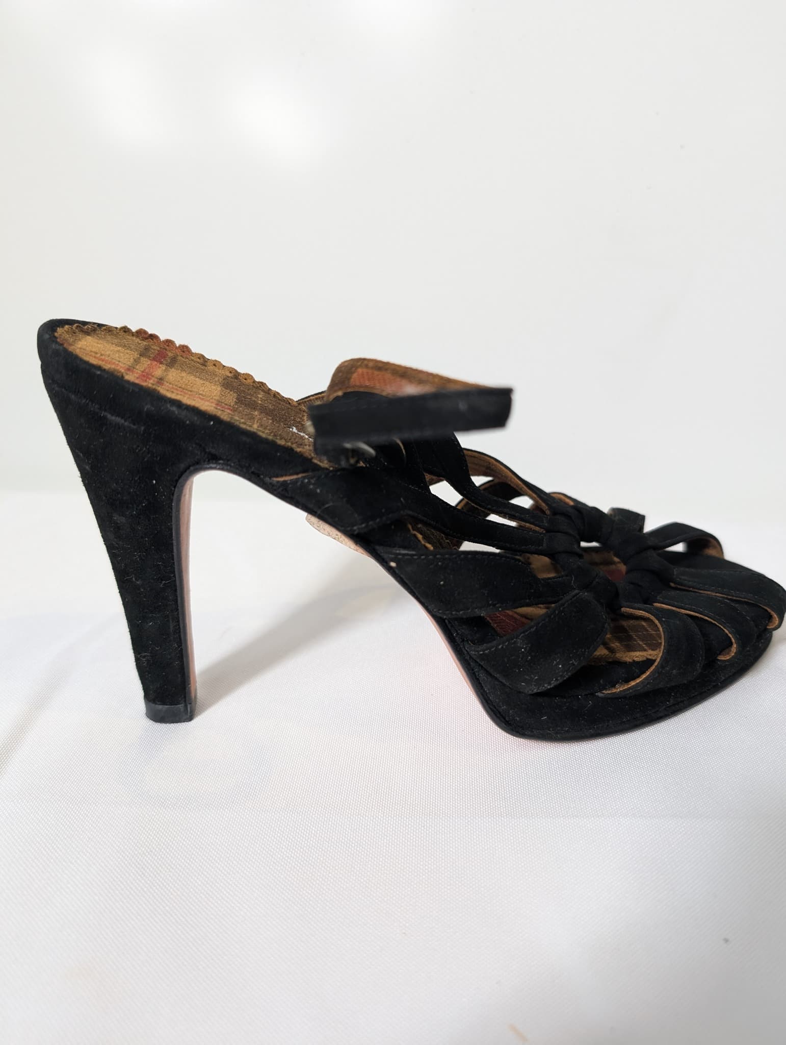 Alaïa Strappy Stiletto Sandals Black Suede Size 38 — photo 12 of 15