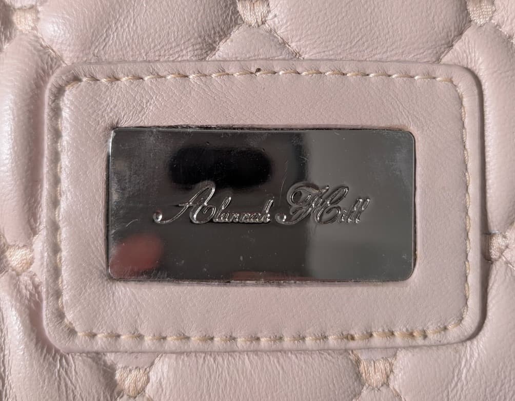 Alannah Hill Quilted Crossbody Bag - Blush Pink with Chain Strap — photo 3 of 5