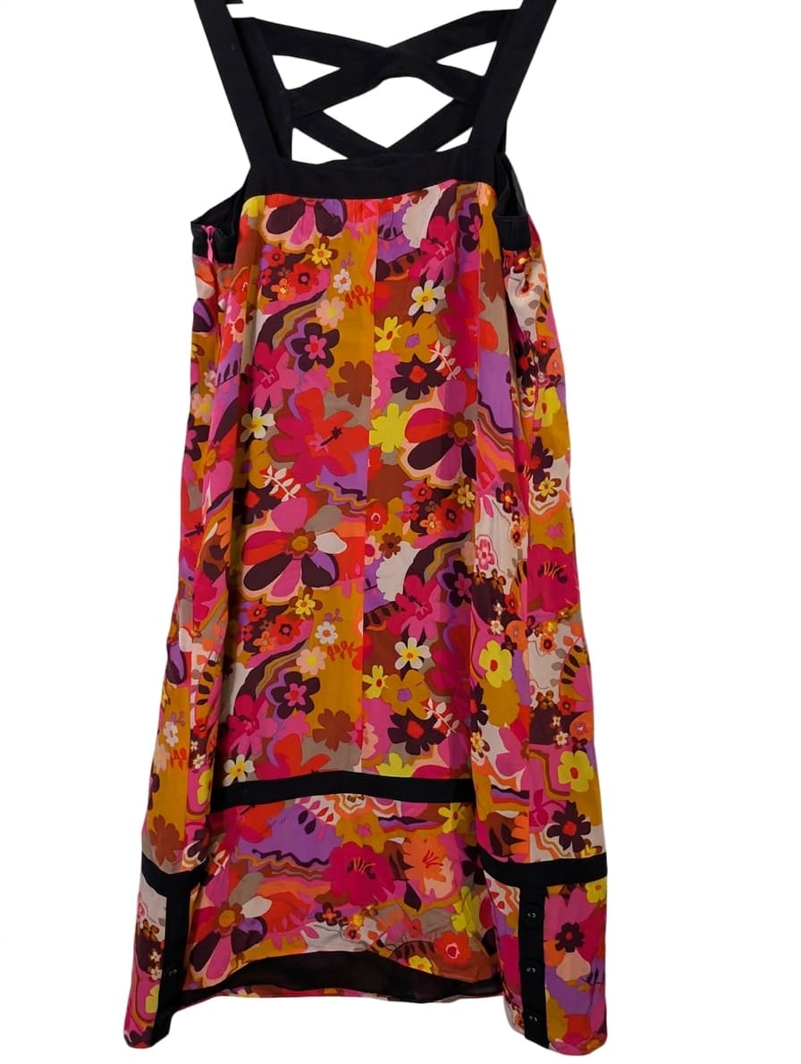 Alannah Hill Silk Floral Dress - Criss-Cross Back Size 8 — photo 1 of 8